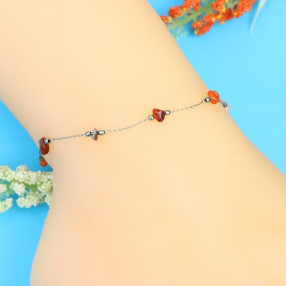 Elegant Handmade Anklet – Perfect for Women & Girls | Ideal Gift Option, DYC1721 - Picture 3 of 9